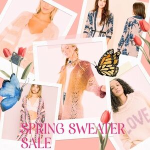 🌺HIPPEE HARVEST SPRING SWEATER SALE🌼